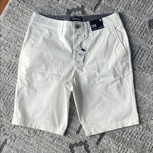 Express Men's Classic White Shorts SZ 30